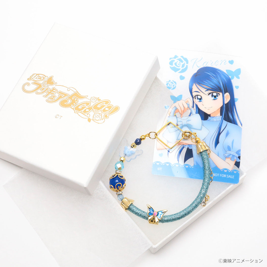 『Yes！プリキュア5GoGo！』水無月かれんデザイン 3WAY天然石ブレスレット