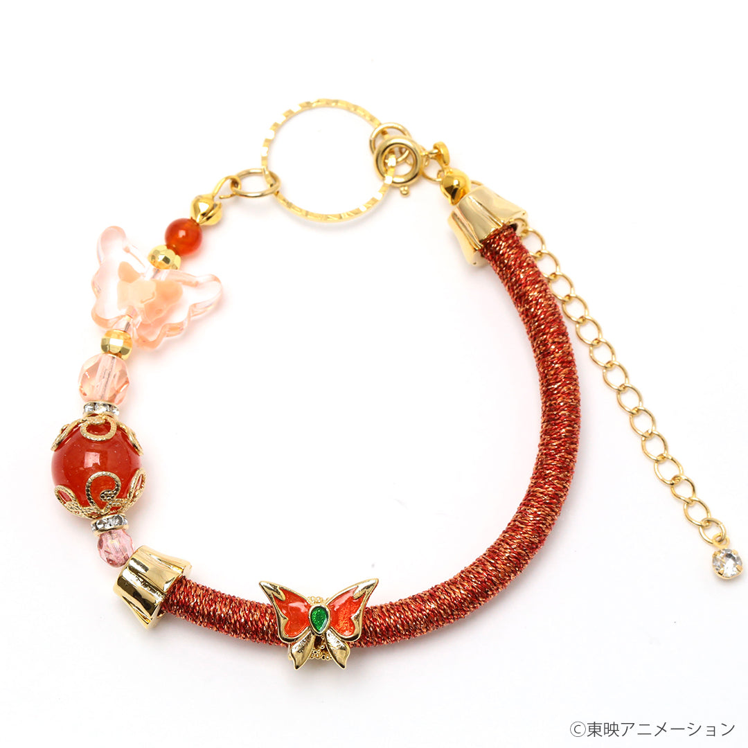 『Yes！プリキュア5GoGo！』夏木りんデザイン 3WAY天然石ブレスレット