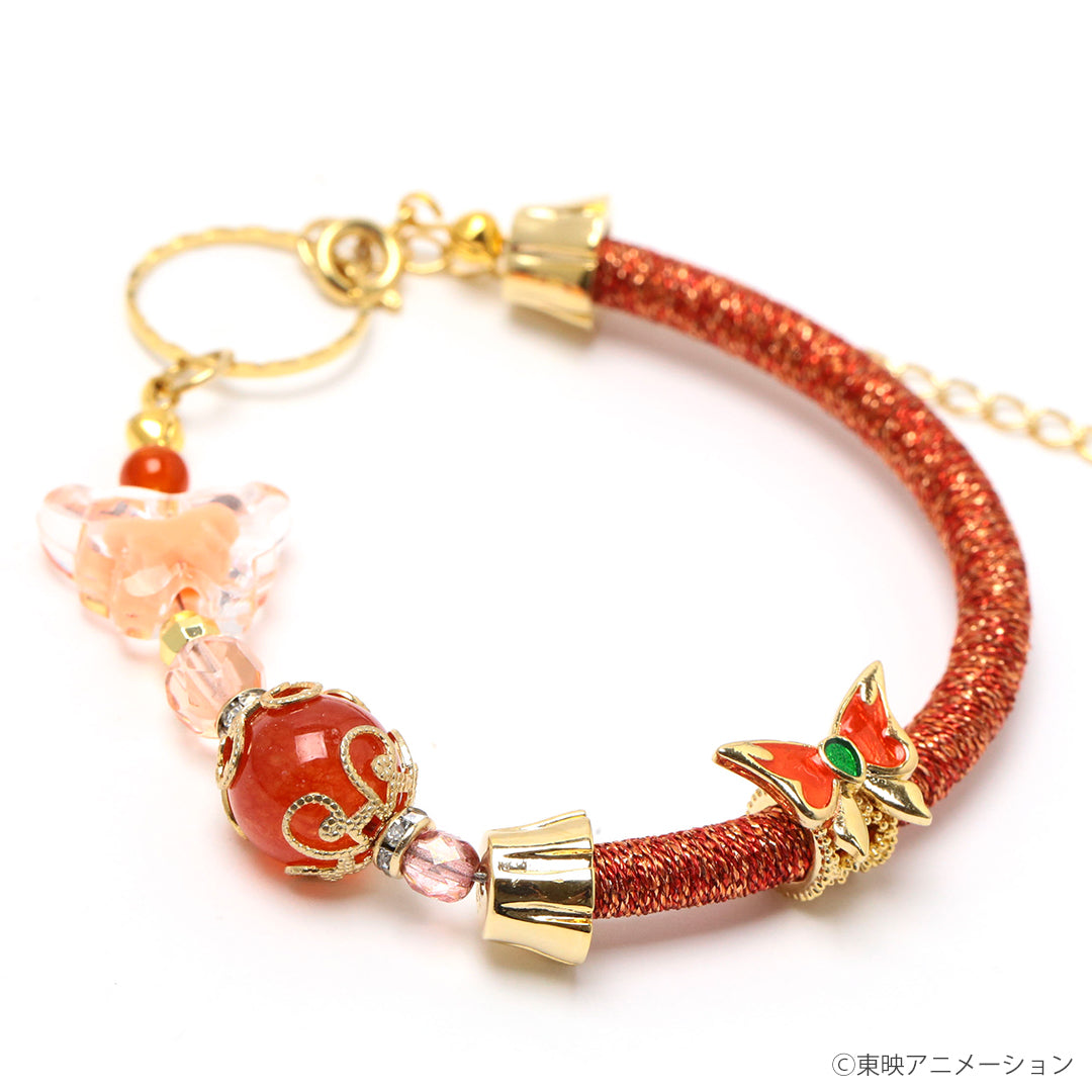 『Yes！プリキュア5GoGo！』夏木りんデザイン 3WAY天然石ブレスレット